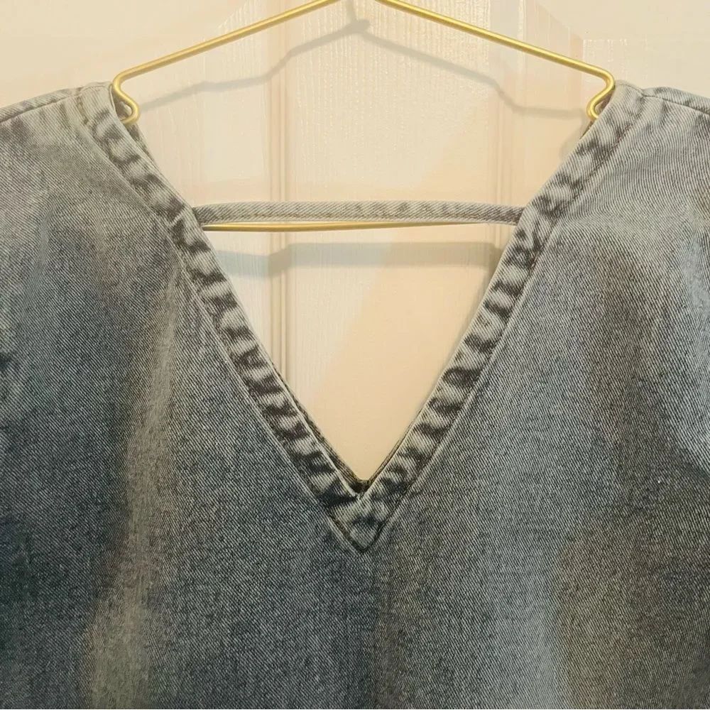 Free People Denim Ruffle Dress - Picture 8 of 10